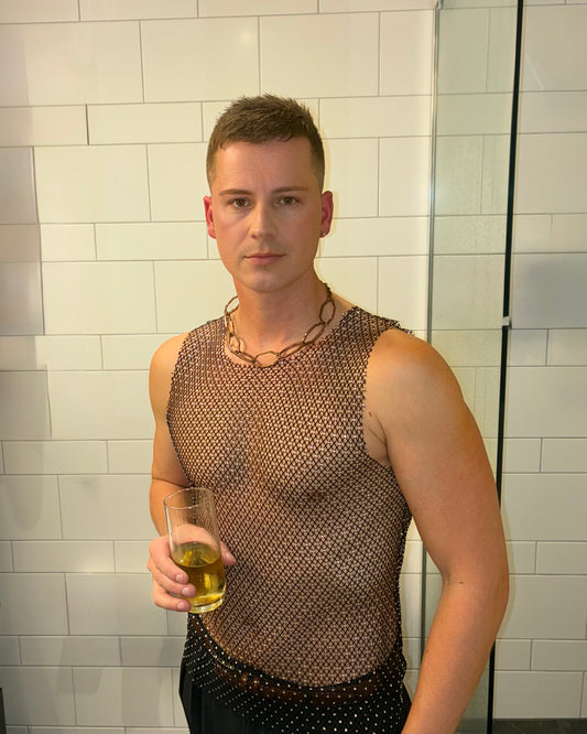 Crystal Mesh Top
