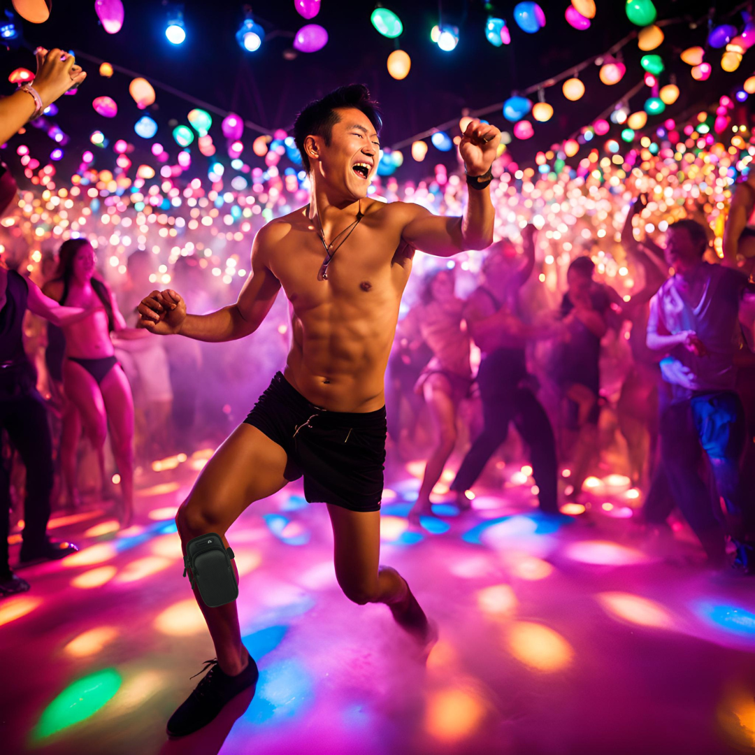 ANKLE PHONE & WALLET BAG